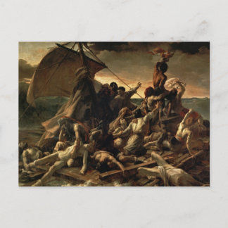 Cartão Postal O bote da Medusa - Théodore Géricault