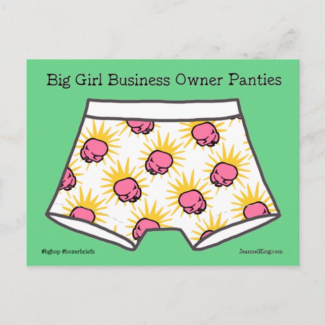 Cartão Postal O Boxerbriefs BGBOP. (Frente)