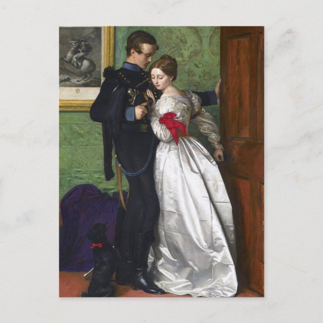 Cartão Postal O Brunswicker Negro de John Everett Millais (Frente)