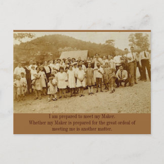 Cartão Postal O Bunch da Banana: Reunião do Campo de 1930