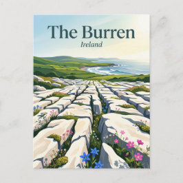 Cartão Postal O Burren Irlanda
