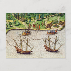 Cartão Postal O Cabo da Flórida e o Rio dos Golfinhos