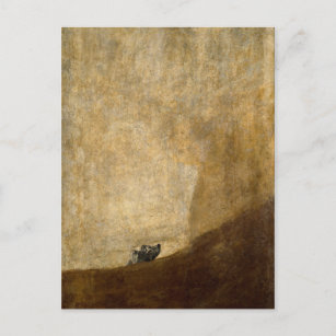 Cartão Postal O Cachorro (Pinturas Negras) de Francisco Goya 182