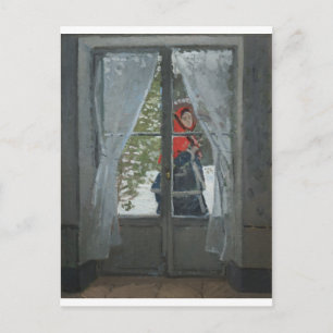 Cartão Postal O Caco Vermelho, Retrato de Monet (1873)