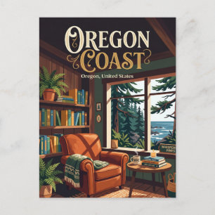 Cartão Postal O Cafe Whispering Pines Oregon