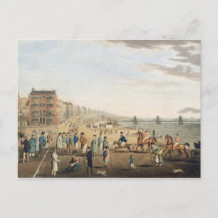 Cartão Postal O cais em Brighton com caracteres (tchin