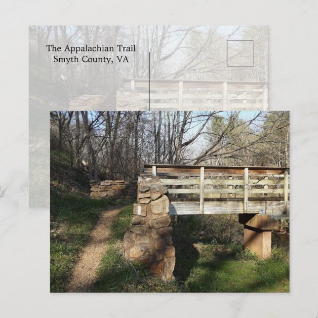 Cartão Postal O Caminho Appalachiano (Frente/Verso)