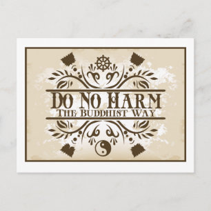 Cartão Postal O caminho budista