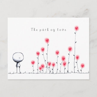 Cartão Postal O caminho do amor