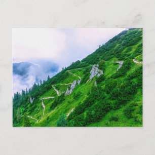 Cartão Postal O caminho íngreme na montanha, personalizado
