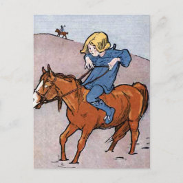 Cartão Postal "O Caminho Mais Longo..." Vintage