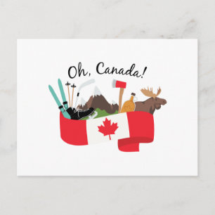 Cartão Postal Ó Canadá
