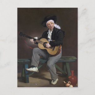 Cartão Postal O Cantor Espanhol - Édouard Manet