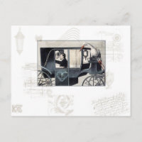 O Cartão-postal da Carruagem de Casamento