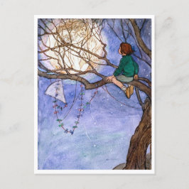 Cartão Postal O cartão-postal do Homem na Lua