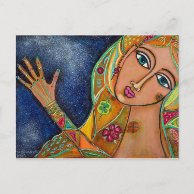 Cartão Postal O Cartão-postal do Mistério Divino (Frente)