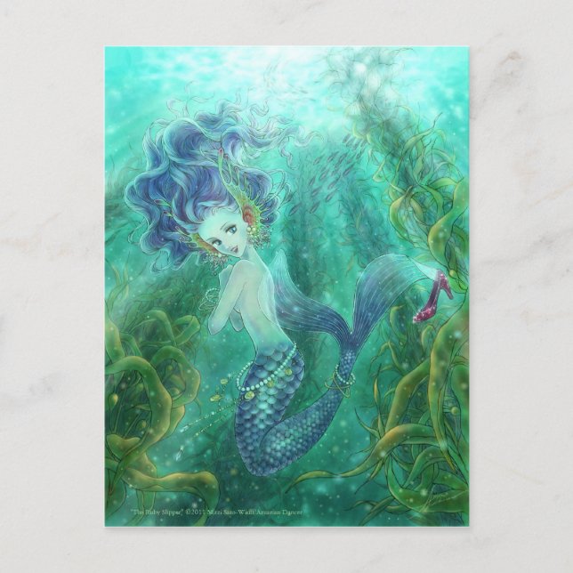 Cartão Postal O Cartão-postal Ruby Slipper (Frente)