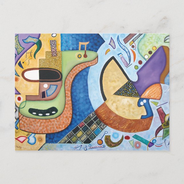 Cartão Postal O cartão-postal Sonoric Pluck (Frente)