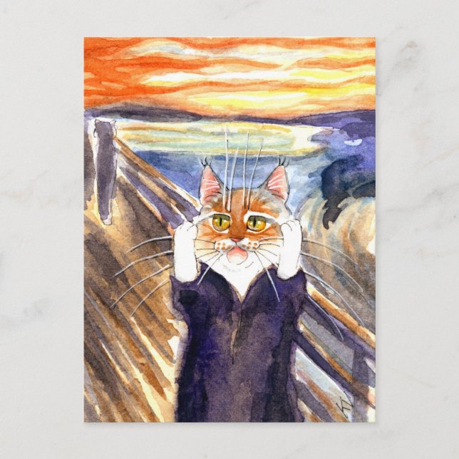 Cartão Postal O cartão-postal Yowl (Frente)