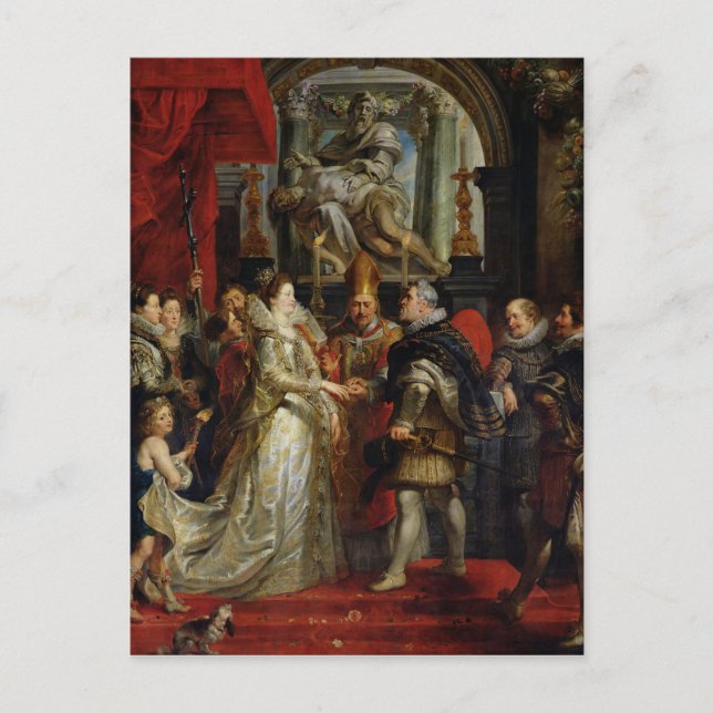 Cartão Postal O Casamento proxy (Frente)