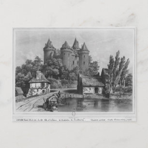 Cartão Postal O Castelo de Combourg
