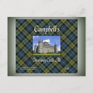Cartão Postal O Castelo Inveraray de Campbell Ale