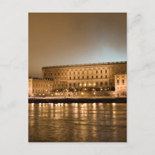 Cartão Postal O Castelo Real, Suecia de Estocolmo