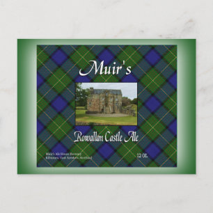 Cartão Postal O Castelo Rowallan de Muir Ale