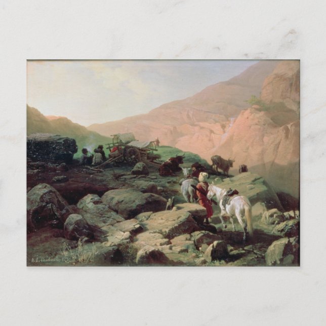 Cartão Postal O Cáucaso, 1872 (Frente)