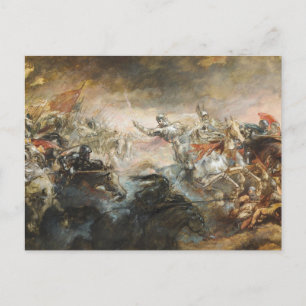 Cartão Postal O Cavaleiro Fantasma, 1870-93 por Sir John Gilbert