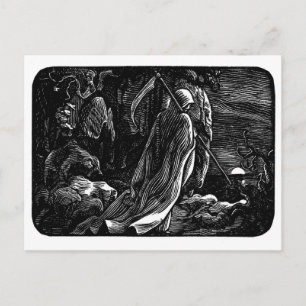 Cartão Postal O Ceifador do México "Dia dos Mortos"