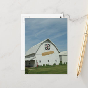 Cartão Postal O Celeiro de Milho Condado de Washington Iowa
