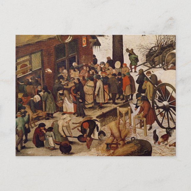 Cartão Postal O Censo em Belém, detalhe do escritório do censo (Frente)