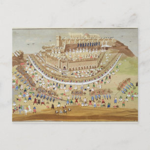 Cartão Postal O Cerco de Atenas em 1827, do Pictorial Hi
