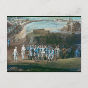 Cartão Postal O cerco de Yorktown