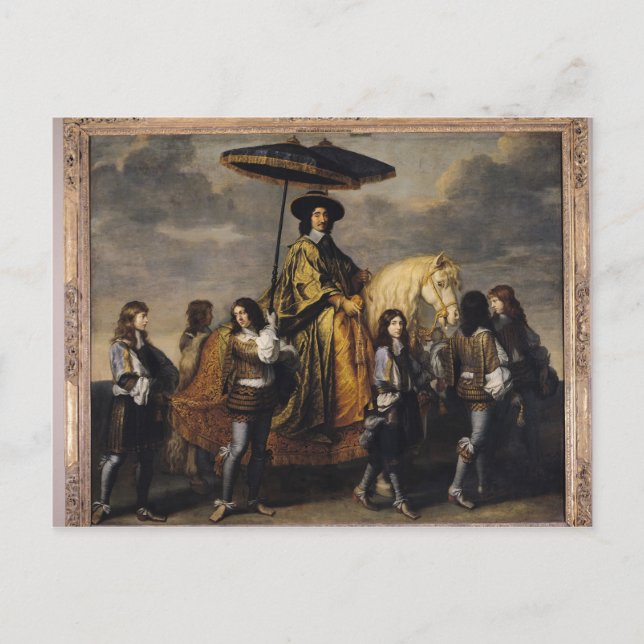 Cartão Postal O Chanceler Seguier (Frente)