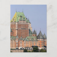 O Chateau Frontenac na cidade de Quebec, Canadá.