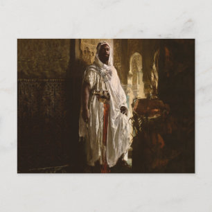 Cartão Postal O Chefe de Arte Africano Moorado