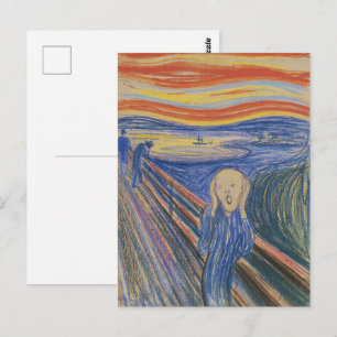 Cartão Postal O Choro da Alma, O Gritar de Edvard Munch