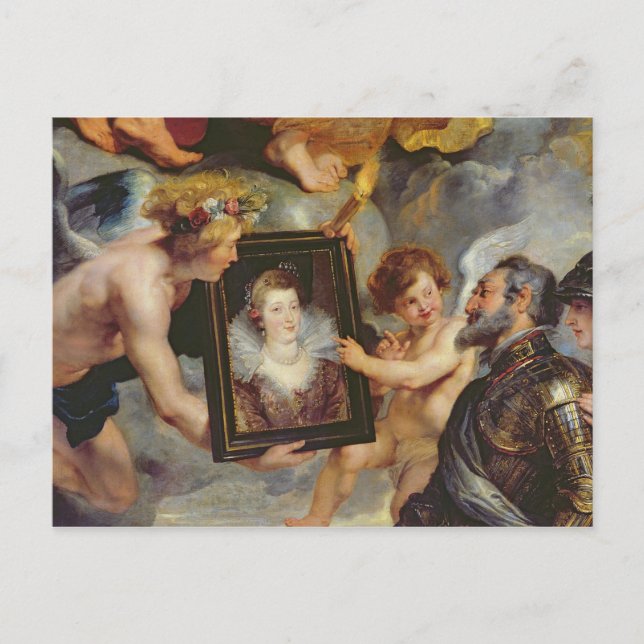 Cartão Postal O Ciclo Medici: Henri IV Recebendo Retrato (Frente)