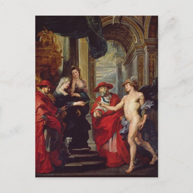 Cartão Postal O Ciclo Médico: O Tratado de Angouleme (Frente)