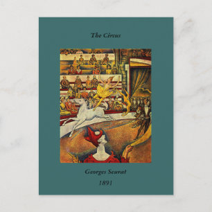 Cartão Postal O circo de Georges Seurat (1891)