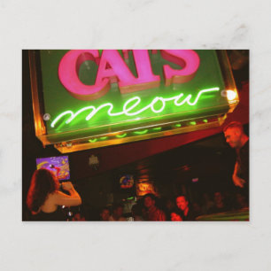 Cartão Postal O clube noturno do gato em Nova Orleans