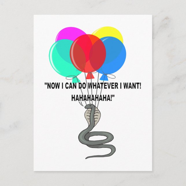 Cartão Postal O Cobra Voador (Frente)