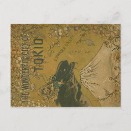 Cartão Postal O cobrir do livro "A Maravilhosa Cidade de Tokio"