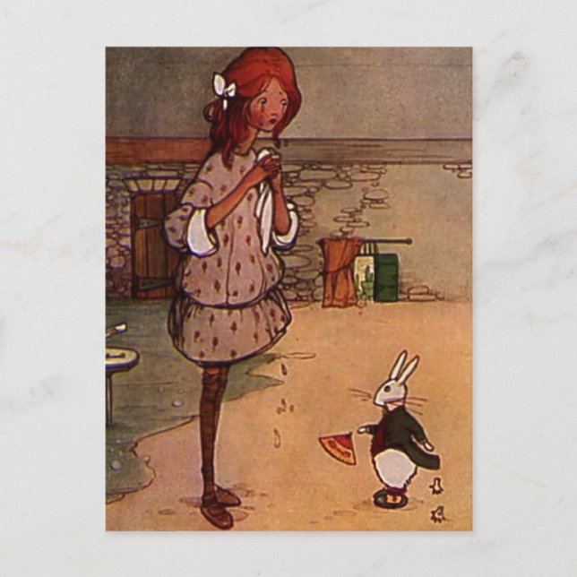 Cartão Postal O Coelho Irritado (Frente)