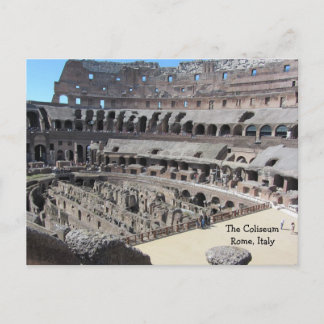 Cartão Postal O Coliseu - Roma Itália