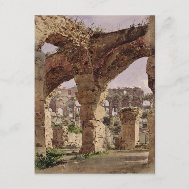 Cartão Postal O Colósio, Roma, 1835 (Frente)