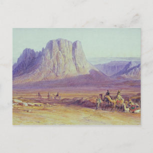 Cartão Postal O Comboio Camel, Condessi, Monte Sinai, 1848