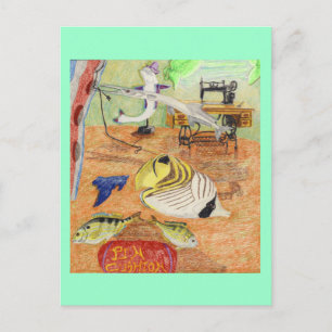 Cartão Postal O Compro Seamstress